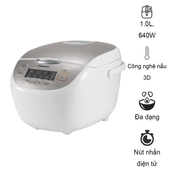 Nồi Cơm Điện Tử Panasonic SR-CL108WRAM 1 lít