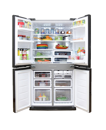 Tủ lạnh Sharp 605 lít SJ-FX680V-ST - góc nhìn 4