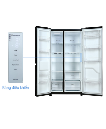 Tủ lạnh LG 649 lít GR-B257WB - góc nhìn 3