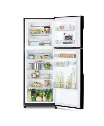 TỦ LẠNH HITACHI R-H310PGV7(BBK) - góc nhìn 2