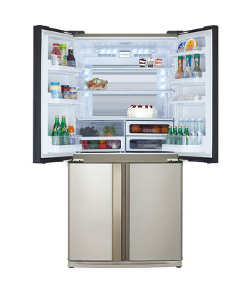Tủ lạnh Sharp 556 lít SJ- FX630V -BE - góc nhìn 3