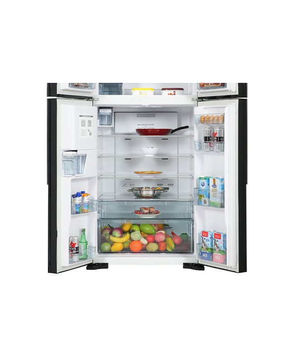 Tủ lạnh Hitachi Inverter 540 lít R-FW690PGV7(GBK) - góc nhìn 3