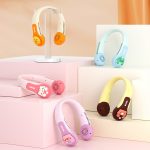 Quạt Đeo Cổ Mini Không Cánh WIND hình thú 2 bên siêu dể thương CS1330
