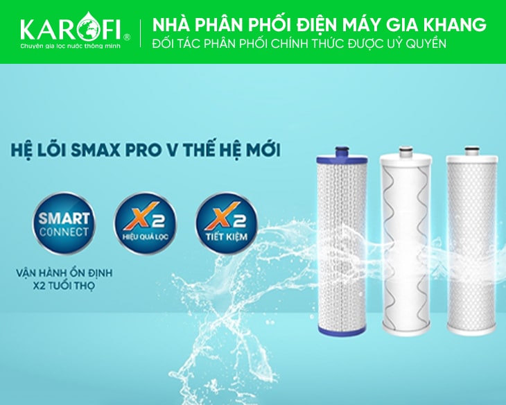 Máy lọc nước Karofi KAQ-D36S - góc nhìn 3