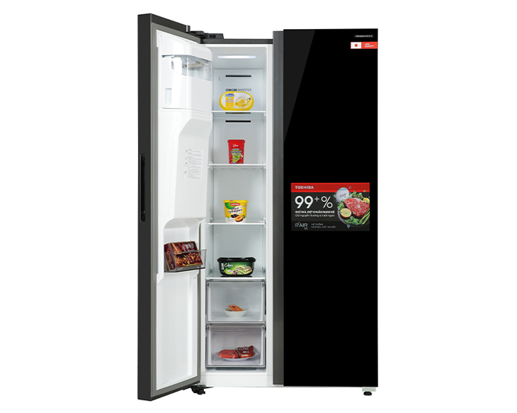 Tủ lạnh Toshiba Inverter 568 lít GR-RS755WIA-PGV(22)-XK - góc nhìn 4