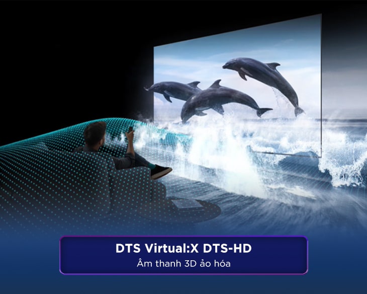 Google Tivi QLED TCL 4K 65 inch 65C655 style 2024, giá tốt - góc nhìn 2