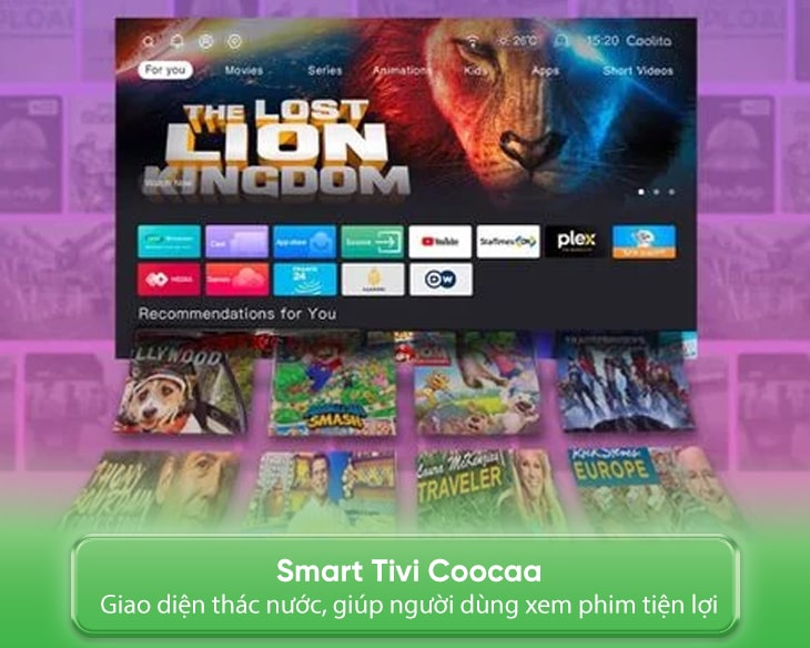 Sensible Tivi Coocaa Complete HD 43 Inch 43S3U+ fashion 2024, giá tốt - góc nhìn 2