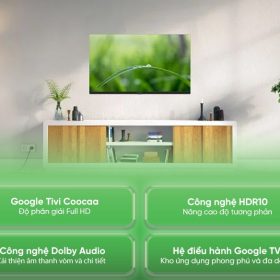Google Tivi Coocaa 43 Inch 43Z73 fashion 2024, giá tốt - hình ảnh sản phẩm