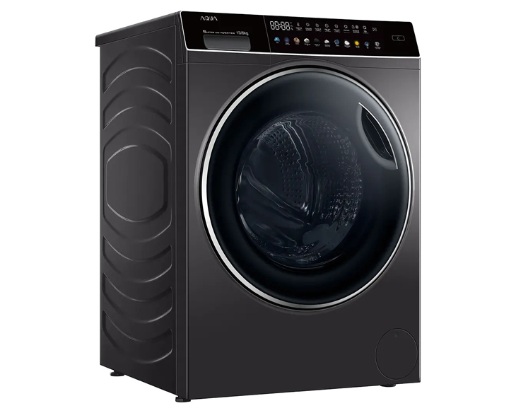 Máy giặt sấy Aqua 13/8 kg AQD-DH1300H(PS) chính hãng - góc nhìn 2