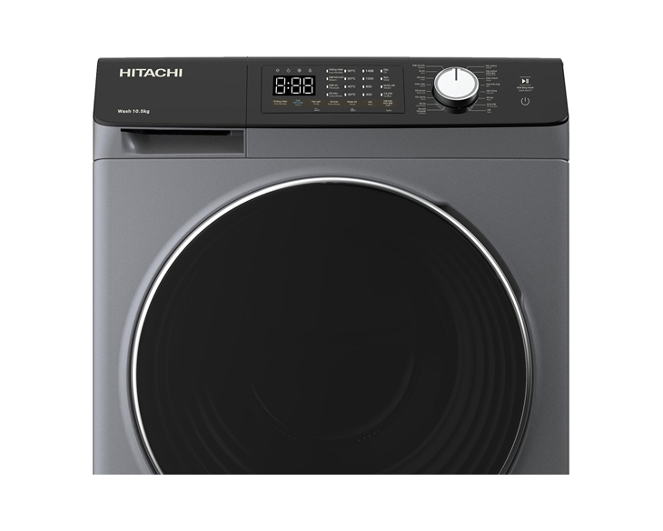 Máy giặt Hitachi Inverter 10.5 kg BD-1054HVOS Giá Tốt - góc nhìn 4