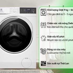 Máy giặt sấy Electrolux 9/6 kg EWW9024P3WC type 2024 - hình ảnh sản phẩm