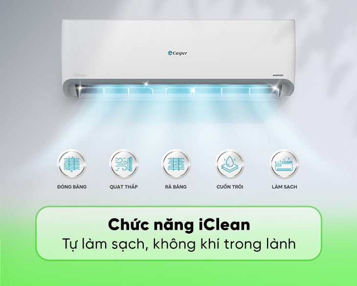 Máy lạnh Casper Inverter 2.5 HP GC-24IS35 giá tốt, có trả góp - góc nhìn 2