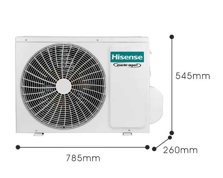 Máy lạnh Hisense Inverter 1.5 HP AS-12TW4RWUVA00 Giá tốt - góc nhìn 5