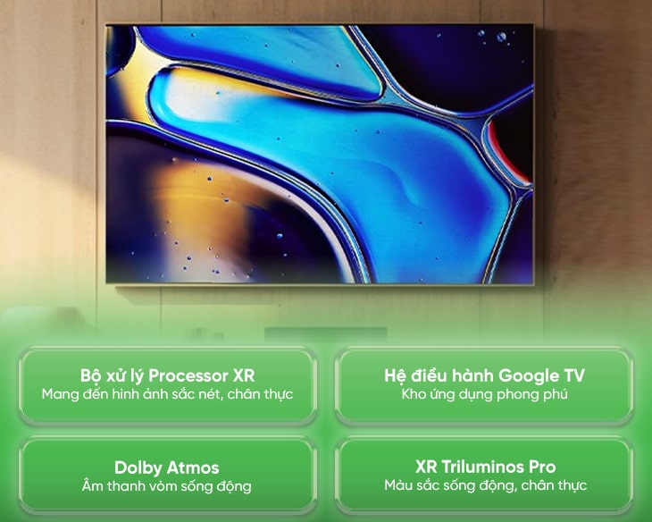 Google Tivi OLED Sony 4K 65 inch K-65XR80 Type 2024 - hình ảnh sản phẩm