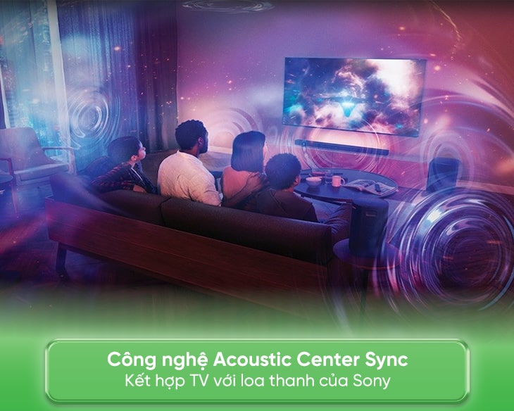Google Tivi OLED Sony 4K 65 inch K-65XR80 Type 2024 - góc nhìn 4
