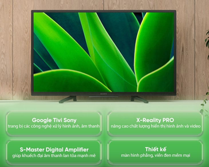 Google Tivi Sony 32 inch KD-32W830K chính hãng, giá tốt - hình ảnh sản phẩm