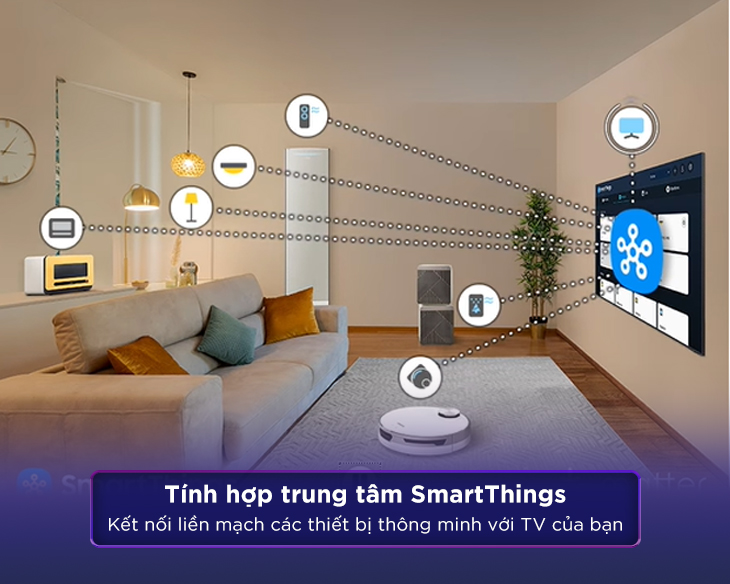 Good Tivi QLED Samsung 4K 85 Inch QA85Q60DA | Lam Anh Store - góc nhìn 5