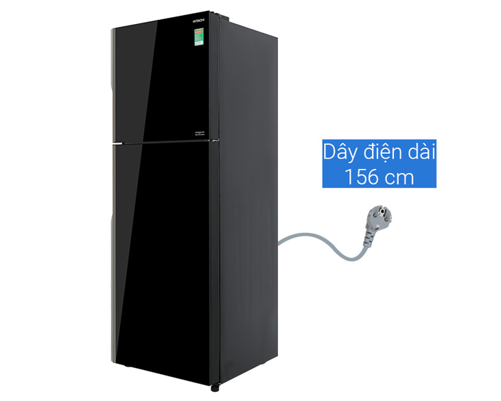 Tủ lạnh Hitachi Inverter 366 lít R-FVX480PGV9(GBK) Giá Tốt - góc nhìn 2