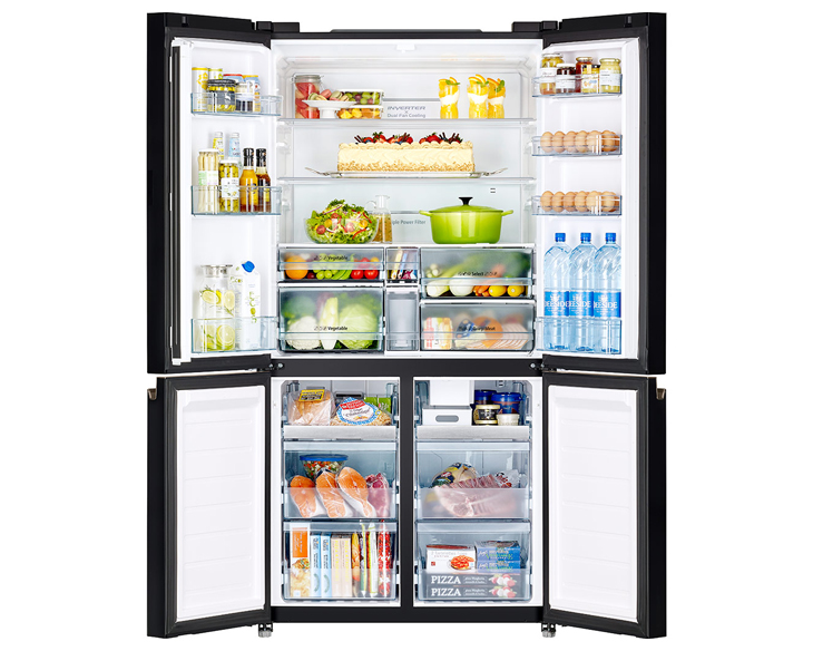 Tủ lạnh Hitachi Inverter 569 lít R-WB640PGV1(GCK) Giá Tốt - góc nhìn 4
