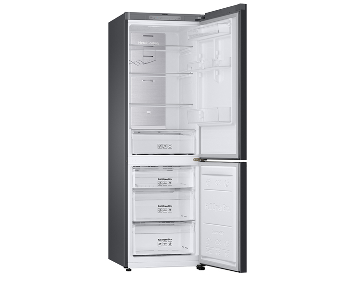 Tủ lạnh Samsung Inverter 339 lít RB33T307029/SV chính hãng - góc nhìn 3