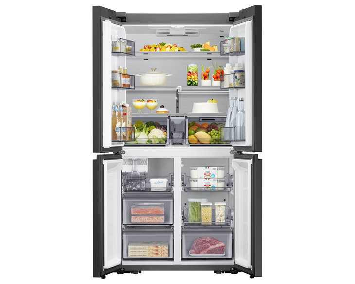 Tủ lạnh Samsung Inverter 599 lít RF60A91R177/SV chính hãng - góc nhìn 5