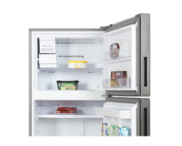 Tủ lạnh Samsung Inverter 406 lít RT42CG6584B1SV chính hãng - góc nhìn 4