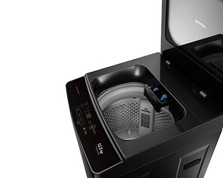 Máy giặt Sharp 12.5 kg ES-TM125CN-BK style 2024, giá tốt - góc nhìn 5