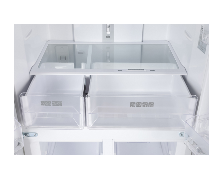 Tủ lạnh Sharp Inverter 401 lít SJ-FXP480VG-BK giá tốt, có trả góp - góc nhìn 4