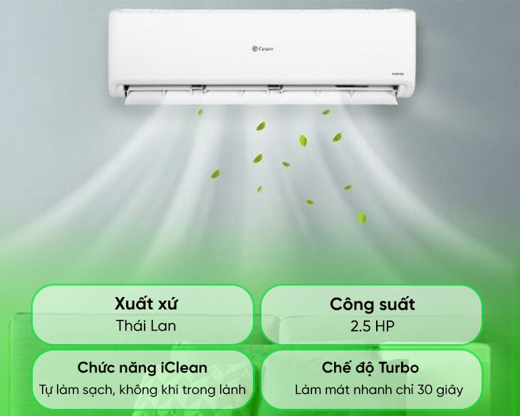 Máy lạnh Casper Inverter 2.5 HP TC-24IS36 fashion 2024 - hình ảnh sản phẩm