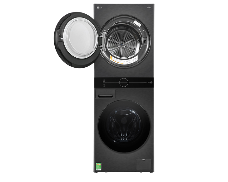Tháp giặt sấy LG 14/10 kg WT1410NHB chính hãng, giá tốt - góc nhìn 4