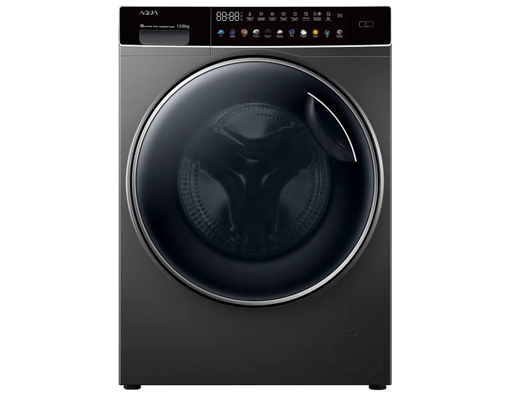 Máy giặt sấy Aqua 13/8 kg AQD-DH1300H(PS) chính hãng - hình ảnh sản phẩm