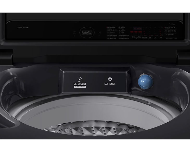 Máy giặt Samsung Inverter Bespoke AI 15 kg WA80F15S5CSV - góc nhìn 4