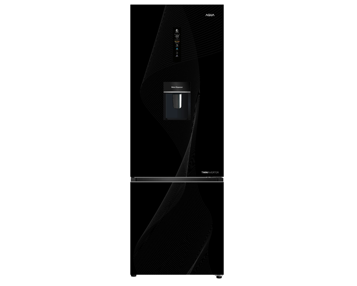 Tủ lạnh Aqua Inverter 320 lít AQR-B380MA(WGP)U1 chính hãng